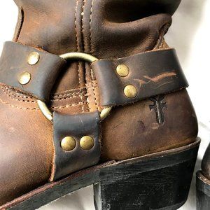 Chocolate Brown Frye Boots Size 7 1/5